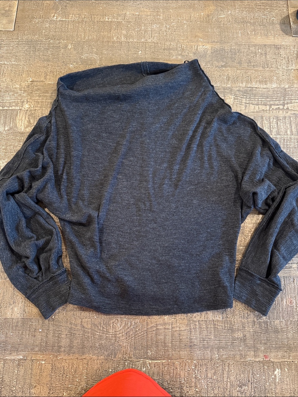 Free people Dark Gray Women’s Off-Shoulder cowl neck Sweater